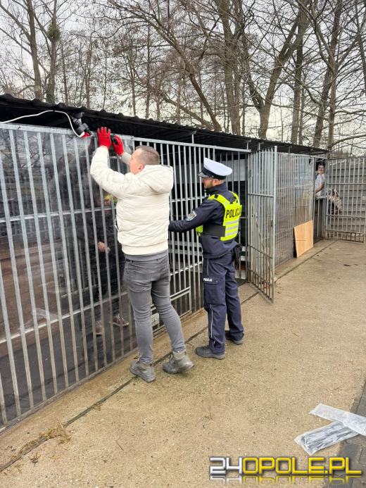 Policjanci z sercem dla zwierząt