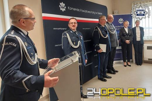 Zmiany kadrowe w Komendzie Powiatowej Policji w Oleśnie