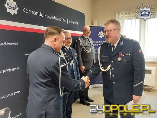 Zmiany kadrowe w Komendzie Powiatowej Policji w Oleśnie