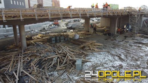 Postępy na budowie wiaduktu przy Centrum Usług Publicznych