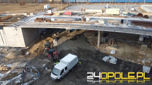 Postępy na budowie wiaduktu przy Centrum Usług Publicznych