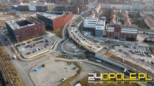 Postępy na budowie wiaduktu przy Centrum Usług Publicznych