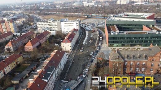 Postępy na budowie wiaduktu przy Centrum Usług Publicznych