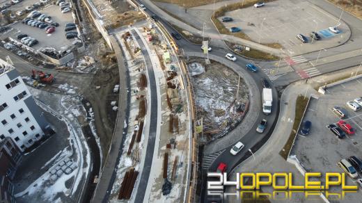 Postępy na budowie wiaduktu przy Centrum Usług Publicznych