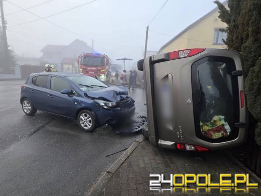 Poranny wypadek w Raszowej. Sprawca nie ustąpił pierwszeństwa