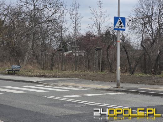 Nowa droga pieszo-rowerowa i przystanek przy Rataja