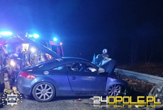 Wypadek na DK94 pod Brzegiem. Policja wyjaśnia okoliczności