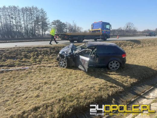 Wypadek na A4 pod Opolem. Na miejscu lądował śmigłowiec LPR
