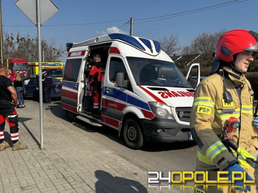 Zderzenie z udziałem karetki w Opolu. Jedna osoba poszkodowana