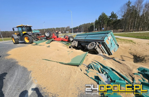 Dwa zdarzenia na DK45 na trasie Opole-Kluczbork. Utrudnienia w ruchu