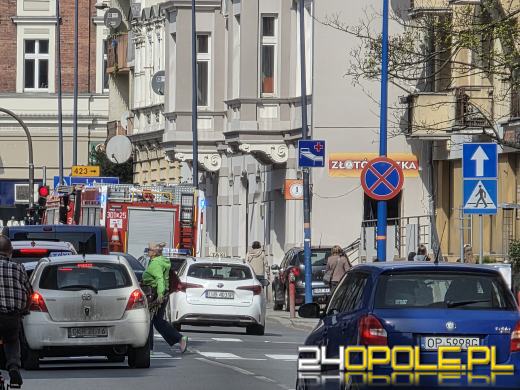 Pożar w kamienicy przy ulicy Reymonta