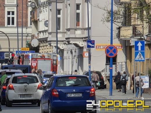 Pożar w kamienicy przy ulicy Reymonta