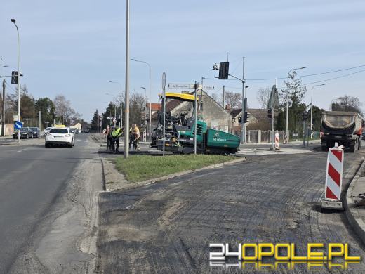 Końcowe prace na ulicy Częstochowskiej