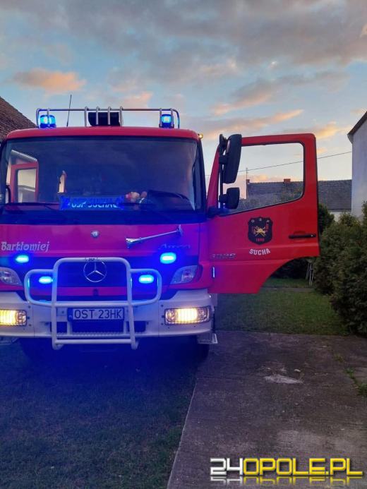 Czujka dymu uruchomiła alarm w Suchej. Interweniowali strażacy