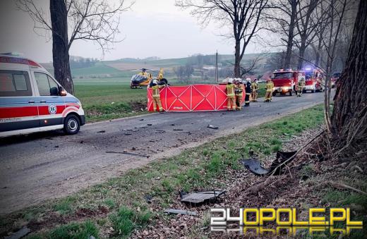 Wielkanocny weekend na drogach powiatu kędzierzyńsko-kozielskiego. Zginął młody kierowca BMW
