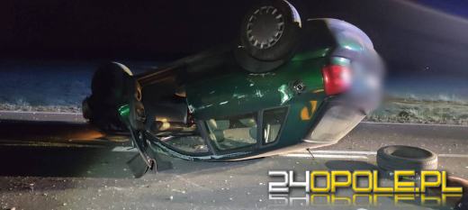 Groźnie wyglądające zdarzenie drogowe w Grodzisku i bezmyślność kierowcy