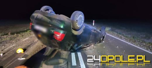 Groźnie wyglądające zdarzenie drogowe w Grodzisku i bezmyślność kierowcy