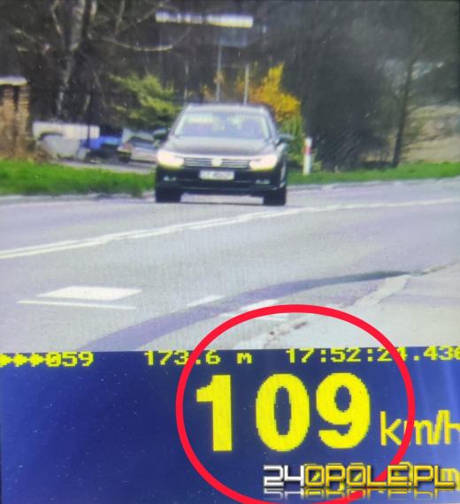 Pędził aż 109 km/h w obszarze zabudowanym - stracił prawo jazdy