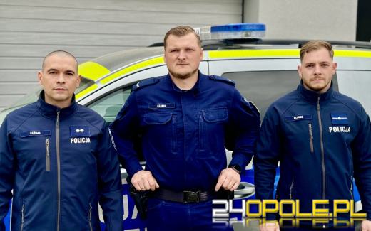 Policjanci wracający ze szkolenia pomogli rowerzyście, który miał atak epilepsji