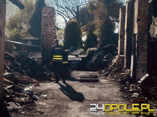 Pożar w Grzędzinie. Trwa ustalanie przyczyn zdarzenia