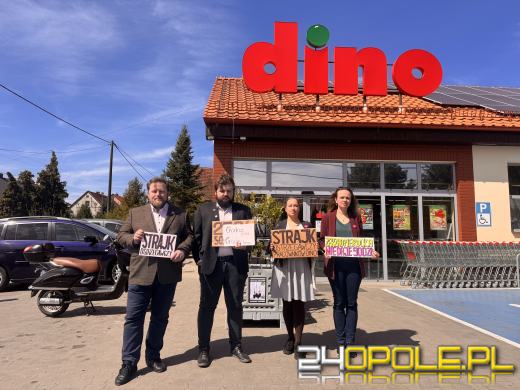 Protest pracowników Dino. Akcja także w Łosiowie