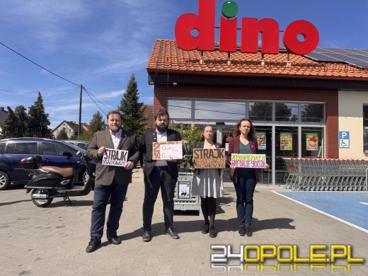 Protest pracowników Dino. Akcja także w Łosiowie