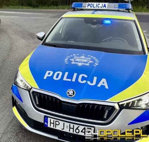 Pijana motorowerzystka zatrzymana przez policjantów z Otmuchowa