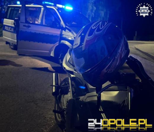 17-latek zatrzymany nocą. Jechał skuterem po alkoholu, miał przy sobie narkotyki