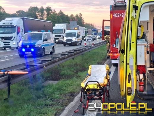 Wypadek na A4 pod Przylesiem. Utrudnienia w kierunku Wrocławia