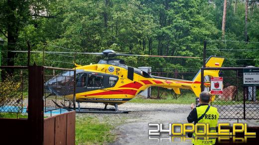 23-latka dachowała pod Opolem. Lądował śmigłowiec LPR