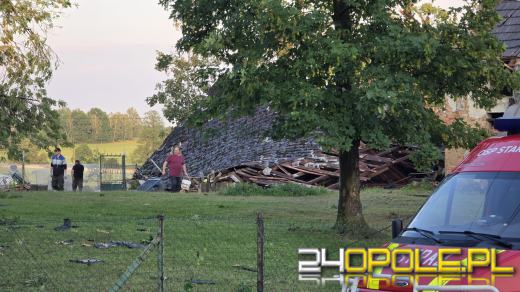 Bilans burzy w powiecie strzeleckim. Dwa budynki wyłączone z użytkowania