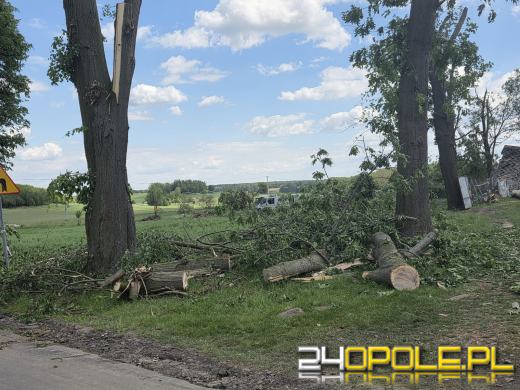 Burza zostawiła po sobie zniszczenia. Uszkodzonych 18 budynków