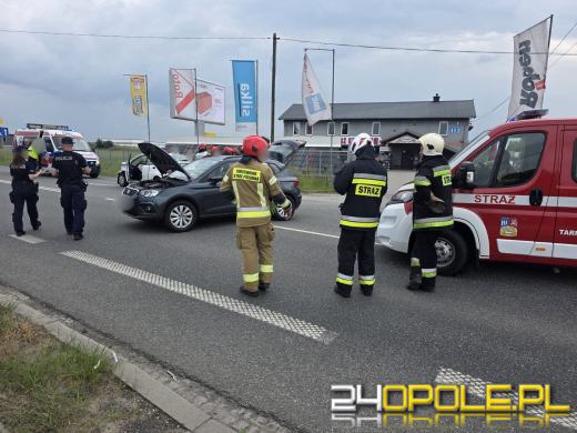 Kolizja dwóch aut na DK94 w rejonie Nakła
