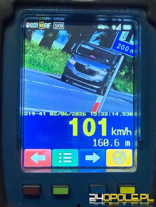 Bus pędził 101 km/h przez wieś