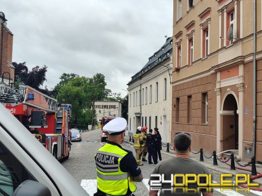 Pożar mieszkania przy opolskim Rynku. Ewakuowano osiem osób