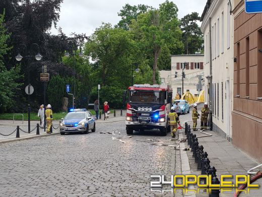 Pożar mieszkania przy opolskim Rynku. Ewakuowano osiem osób