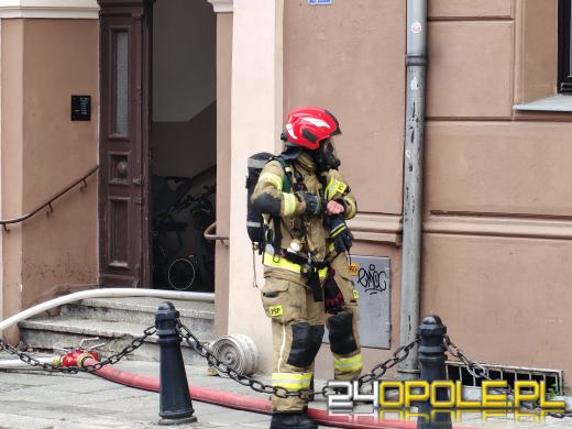 Pożar mieszkania przy opolskim Rynku. Ewakuowano osiem osób