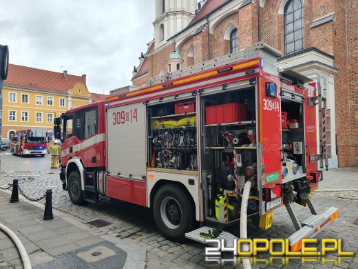 Pożar mieszkania przy opolskim Rynku. Ewakuowano osiem osób
