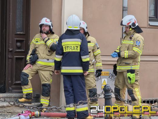Pożar mieszkania przy opolskim Rynku. Ewakuowano osiem osób