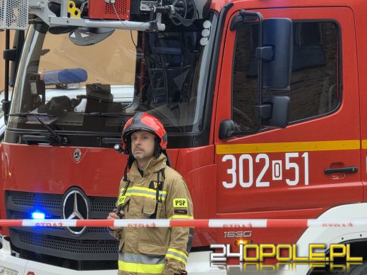 Pożar mieszkania przy opolskim Rynku. Ewakuowano osiem osób
