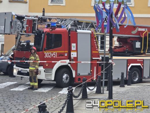 Pożar mieszkania przy opolskim Rynku. Ewakuowano osiem osób