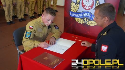 Nowi strażacy złożyli ślubowanie w Kędzierzynie-Koźlu