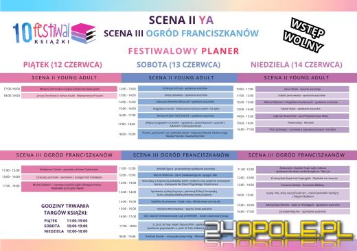 Opole znów stolicą książki. Co jeszcze dziś czeka uczestników festiwalu?