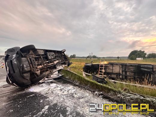 Śmiertelny wypadek na A4 pod Opolem. Utrudnienia AKTUALIZACJA 