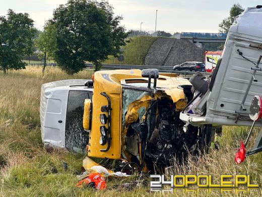 Śmiertelny wypadek na A4 pod Opolem. Utrudnienia AKTUALIZACJA 
