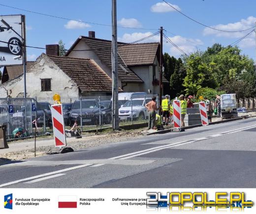 Trwają prace przy ulicy Kowalczyków w Opolu