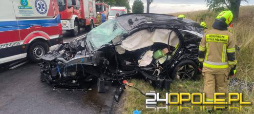 Sześć osób rannych. Policja ustala przyczyny wypadku na DW416