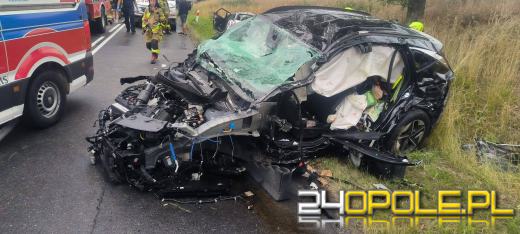 Sześć osób rannych. Policja ustala przyczyny wypadku na DW416