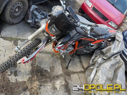 Cross uderzył w quada na leśnej drodze. Jadna osoba trafiła do szpitala