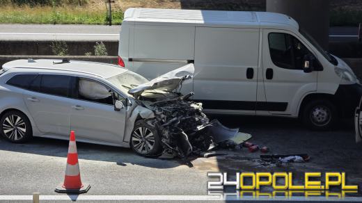 Zderzenie czterech aut na A4. Droga zablokowana AKTUALIZACJA WIDEO